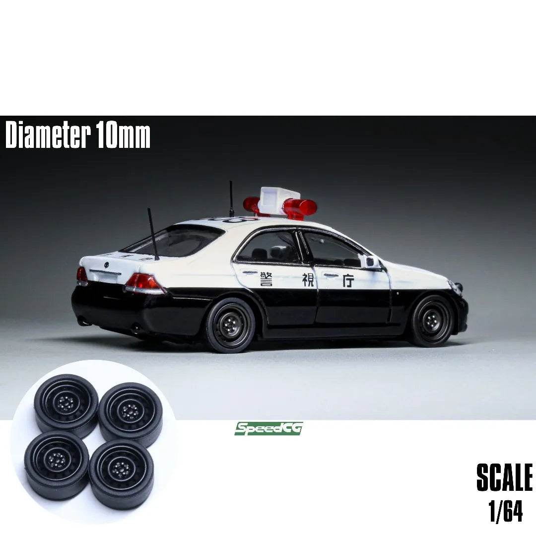 Premium Model Car Wheels With Rubber Type N For Scale Cars - ToylandEU