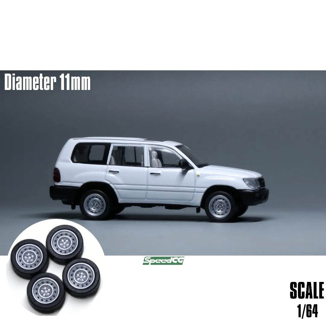 Premium Model Car Wheels With Rubber Type N For Scale Cars - ToylandEU