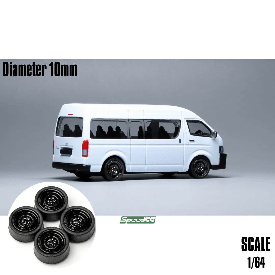 Premium Model Car Wheels With Rubber Type N For Scale Cars - ToylandEU