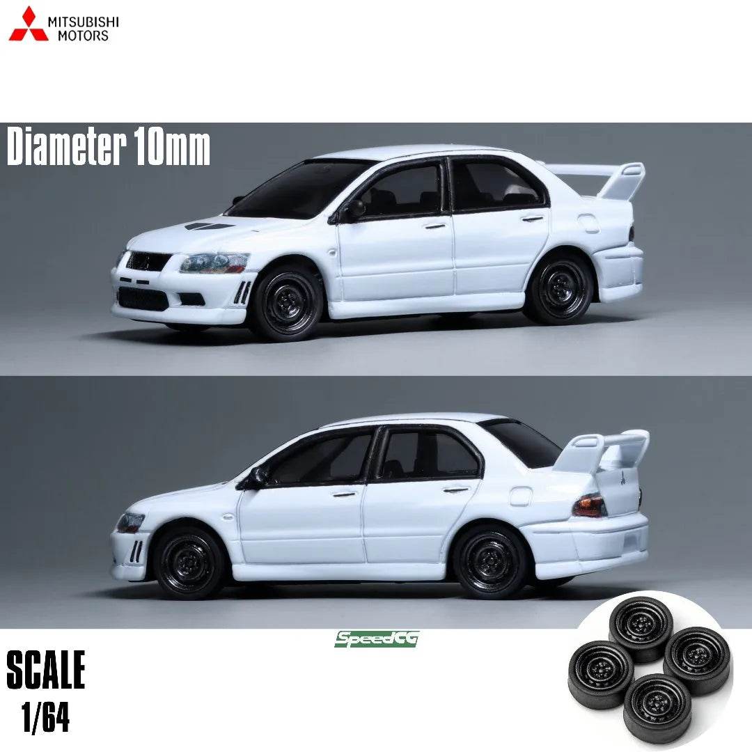 Premium Model Car Wheels With Rubber Type N For Scale Cars - ToylandEU