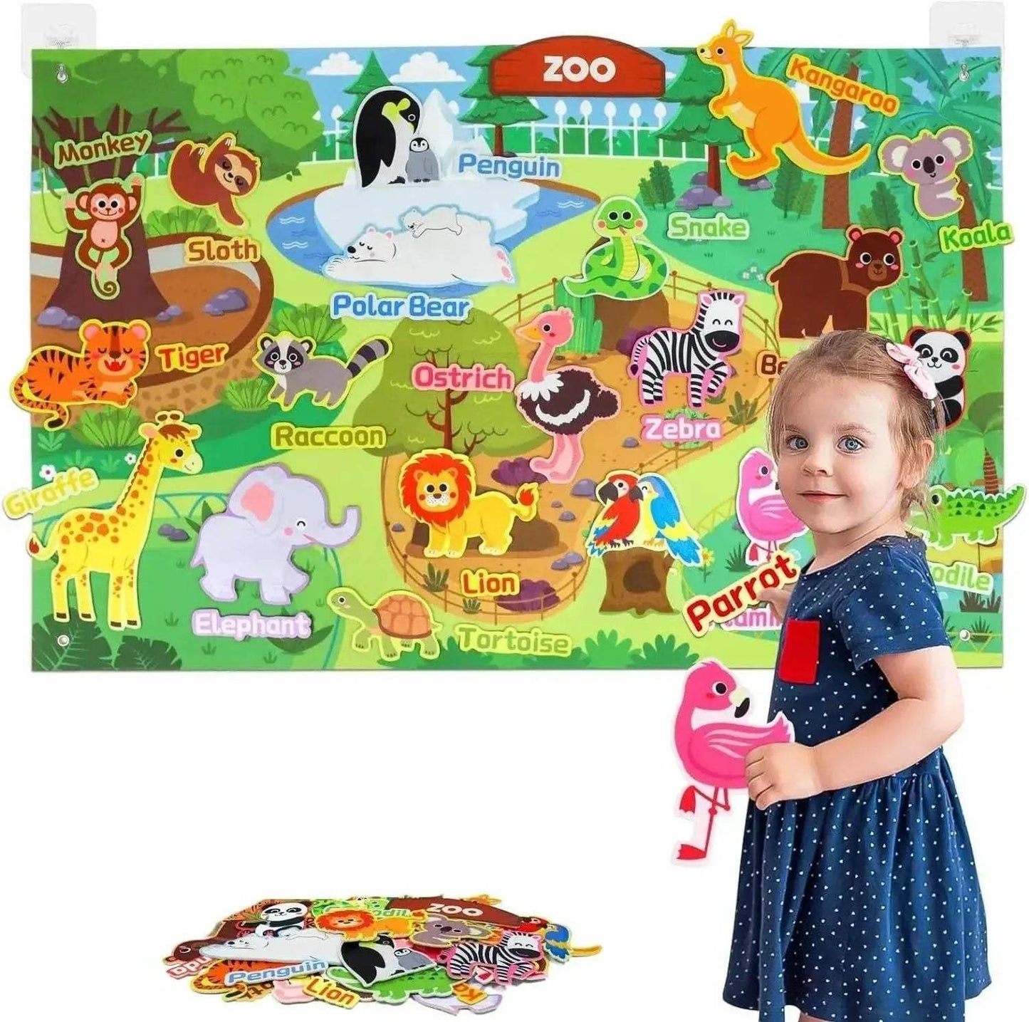 Premium Montessori Felt Board Kit Oversize Solar System With 41 Felt Figures 43x29 Inches - ToylandEU