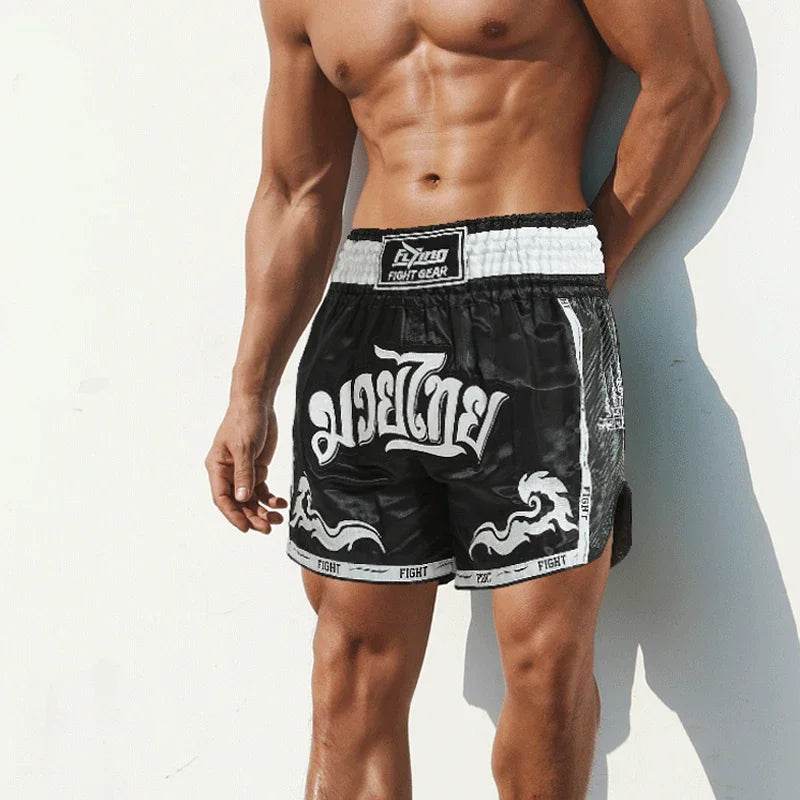 Premium Muay Thai Boxing Shorts Patchwork Men Women Kids - ToylandEU