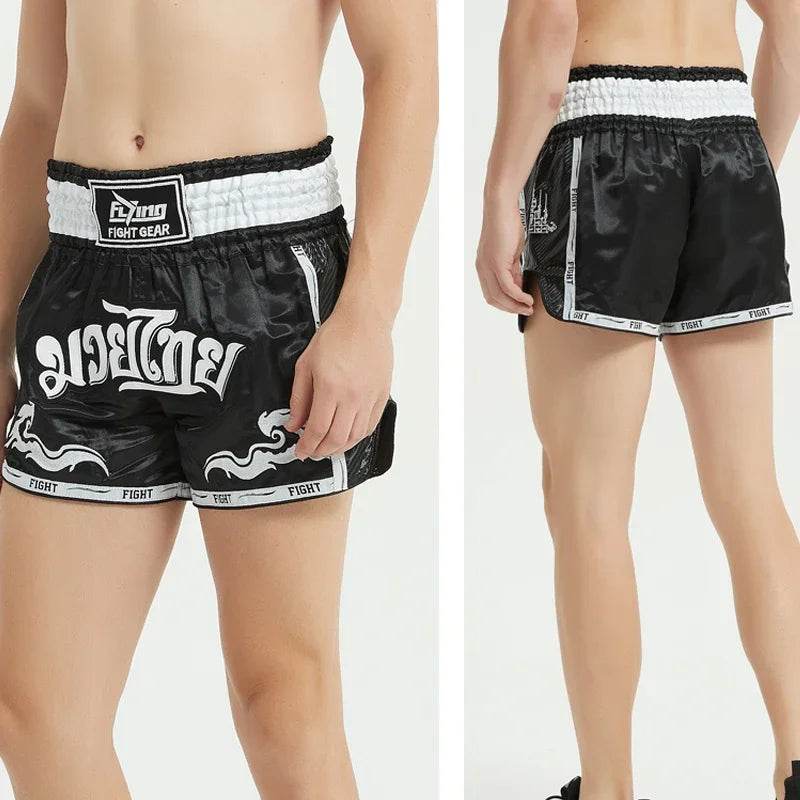 Premium Muay Thai Boxing Shorts Patchwork Men Women Kids - ToylandEU