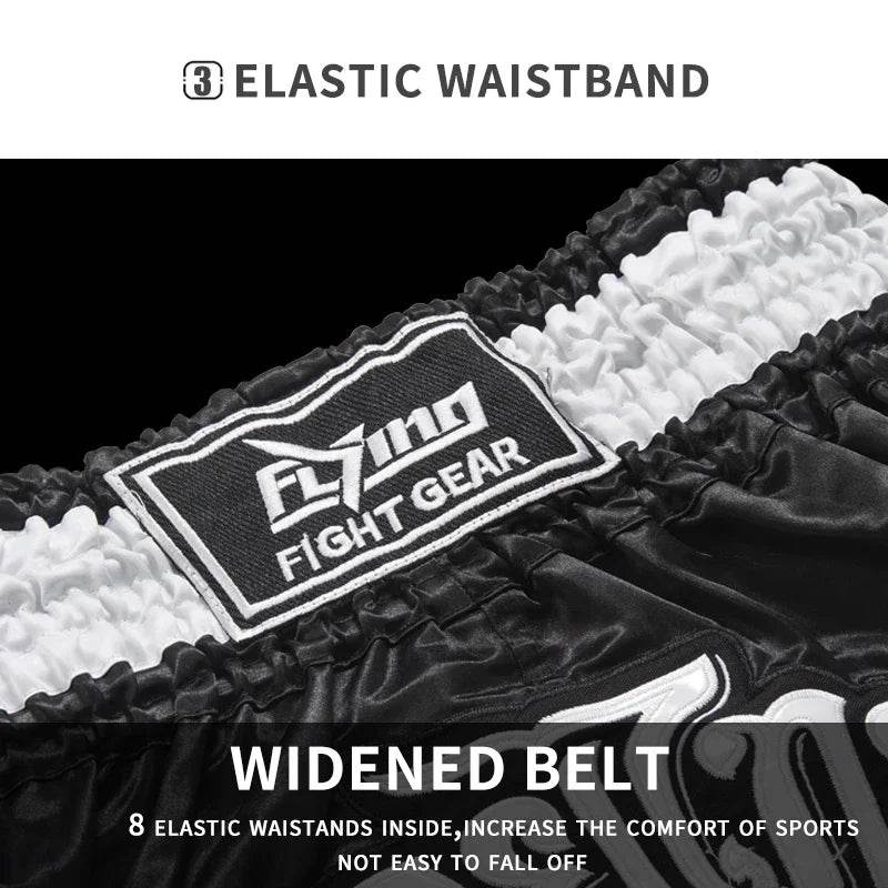 Premium Muay Thai Boxing Shorts Patchwork Men Women Kids - ToylandEU