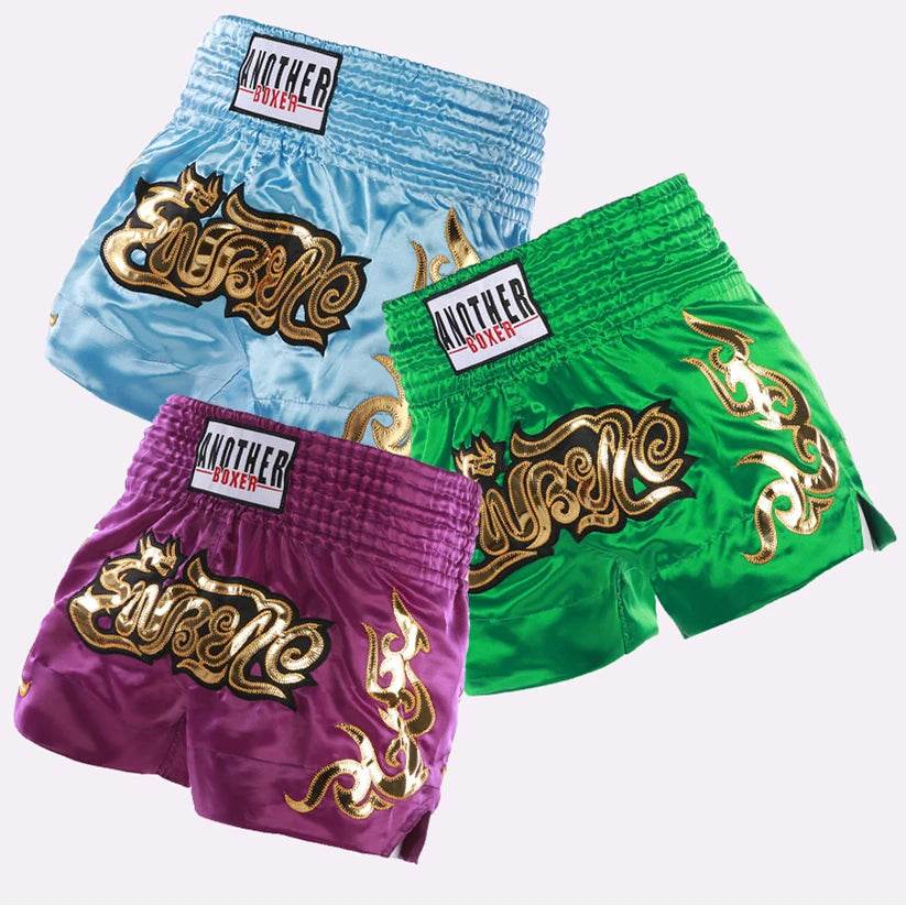 Premium Muay Thai Shorts Embroidered Polyester Unisex - ToylandEU