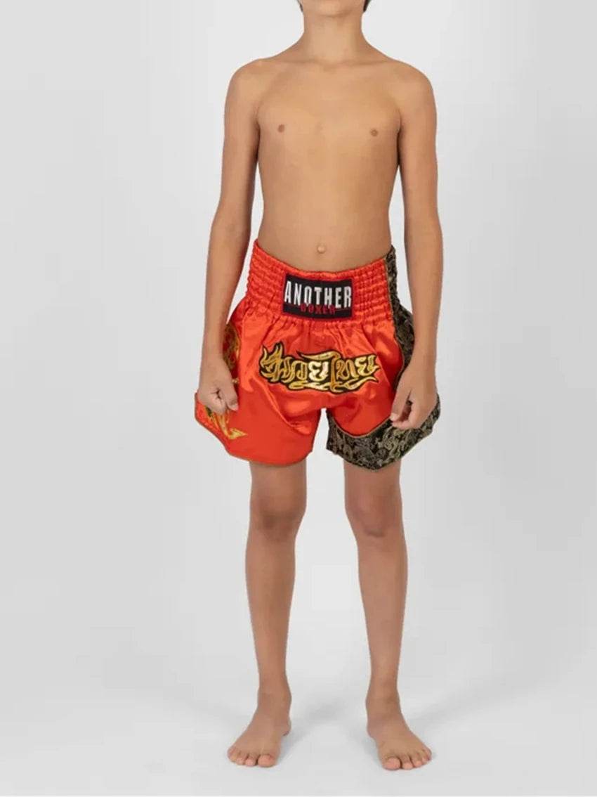 Premium Muay Thai Shorts Embroidered Satin Polyester Unisex - ToylandEU