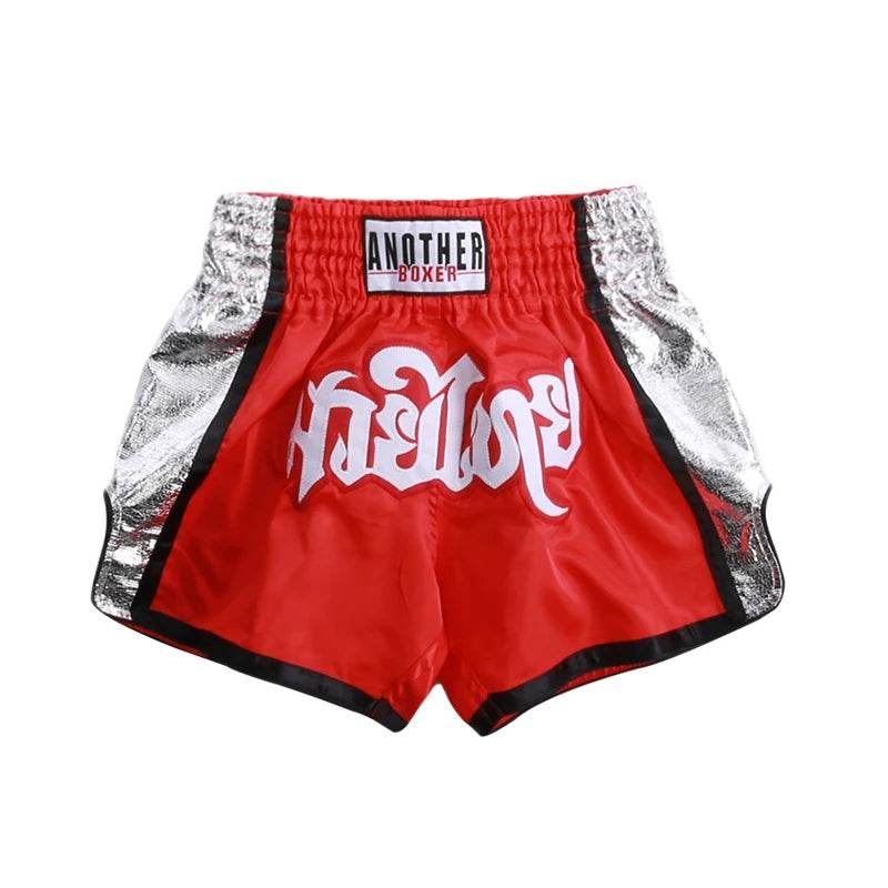 Premium Muay Thai Shorts Embroidered Satin Polyester Unisex - ToylandEU