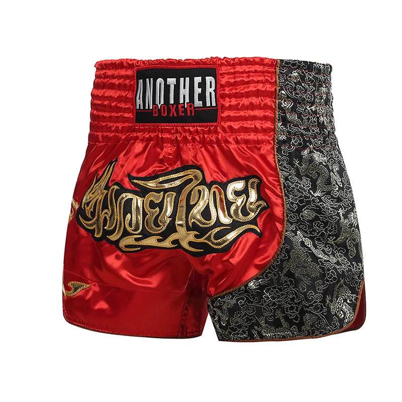 Premium Muay Thai Shorts Embroidered Unisex Fight Wear - ToylandEU