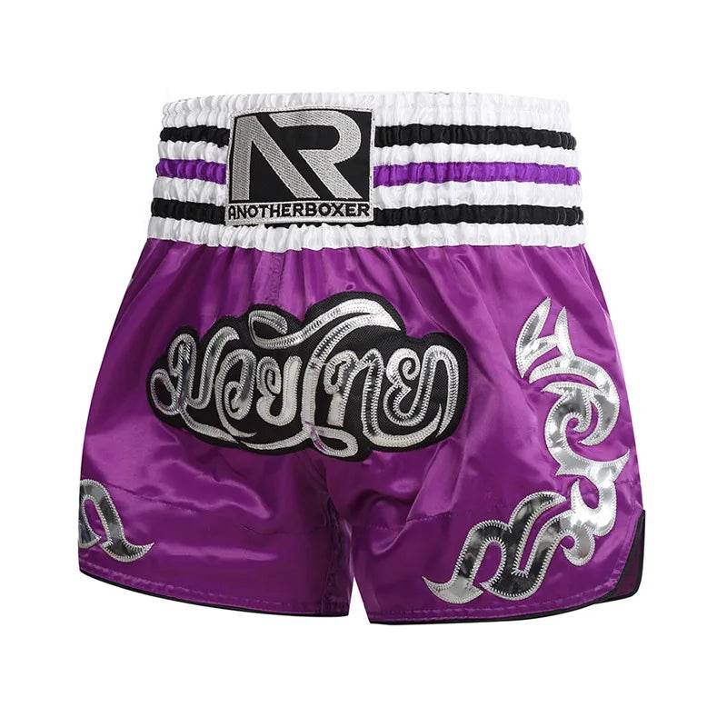 Premium Muay Thai Shorts Embroidered Unisex Fight Wear - ToylandEU