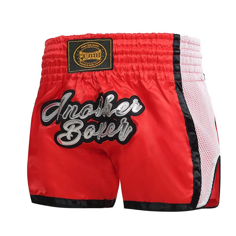 Premium Muay Thai Shorts Embroidered Unisex Fight Wear - ToylandEU