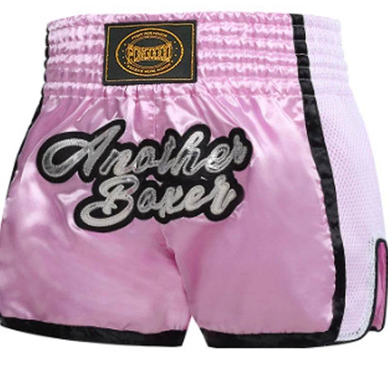 Premium Muay Thai Shorts Embroidered Unisex Fight Wear - ToylandEU