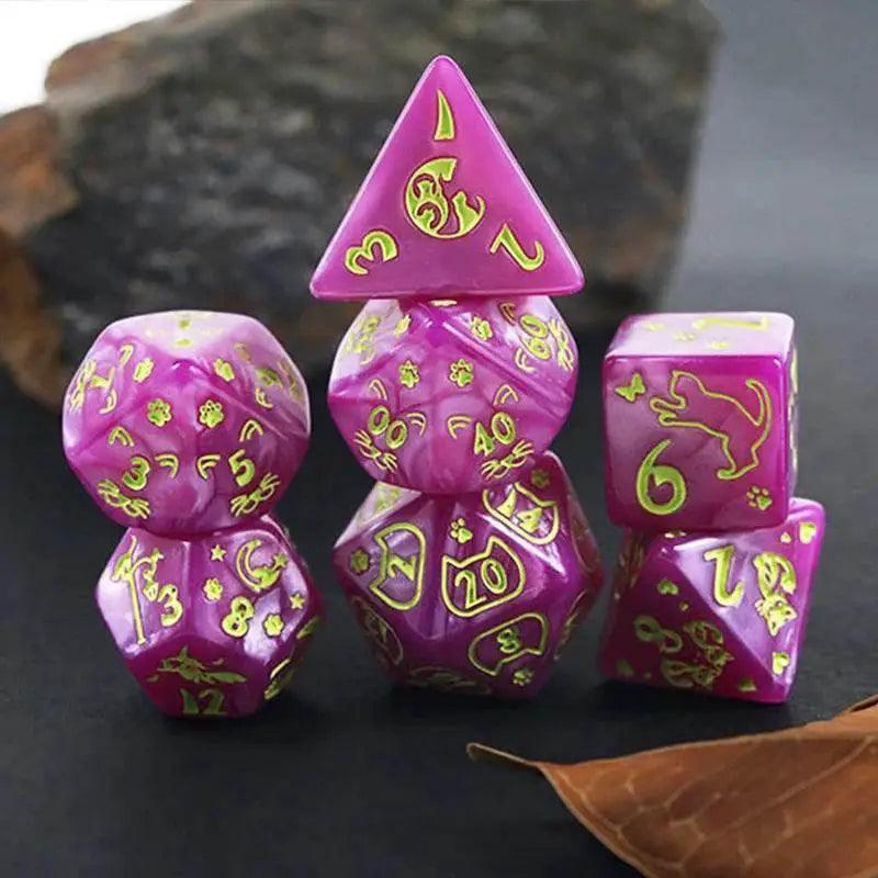  Premium Multi-Sided Gem Dice Set For RPG Enthusiasts -  ToylandEU™