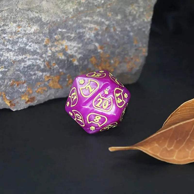 Premium Multi-Sided Gem Dice Set For RPG Enthusiasts With Vibrant Random Colors - ToylandEU