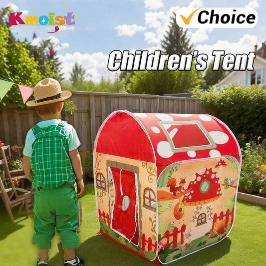 Premium Mushroom Play Tent Foldable For Kids Indoor Outdoor - ToylandEU