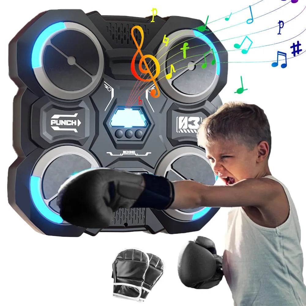 Premium Music Boxing Machine Bluetooth Adjustable Speed Kids - ToylandEU