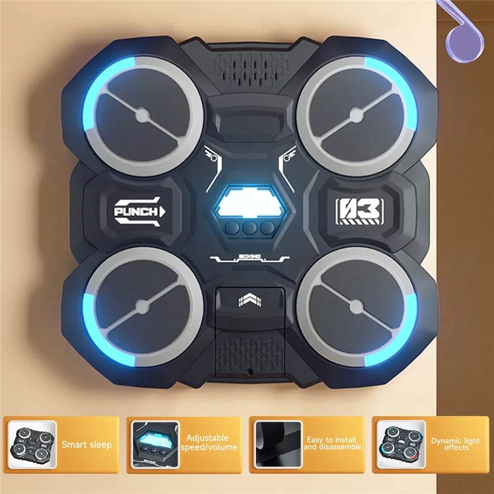 Premium Music Boxing Machine Bluetooth Adjustable Speed Kids - ToylandEU