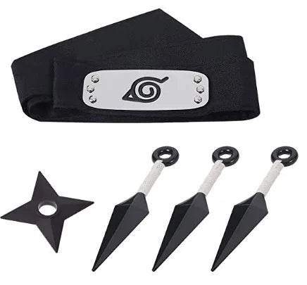 Premium Naruto Cosplay Kunai Headband Gloves For Fans - ToylandEU