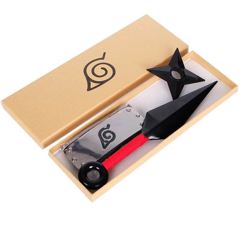 Premium Naruto Cosplay Kunai Headband Gloves For Fans - ToylandEU