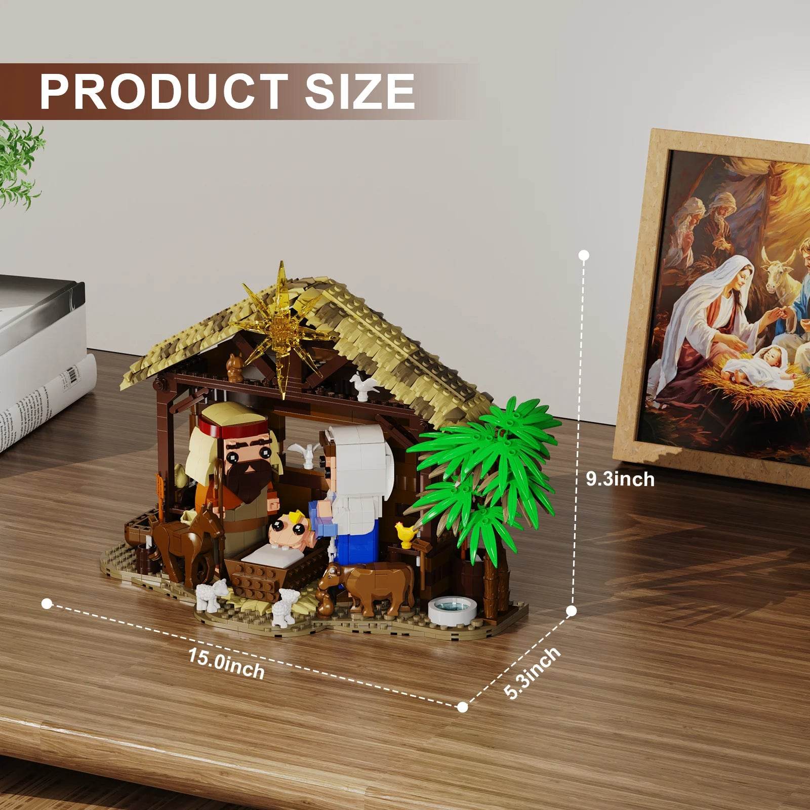 Premium Nativity Block Set 1000 Piece Compatible For Adults - ToylandEU