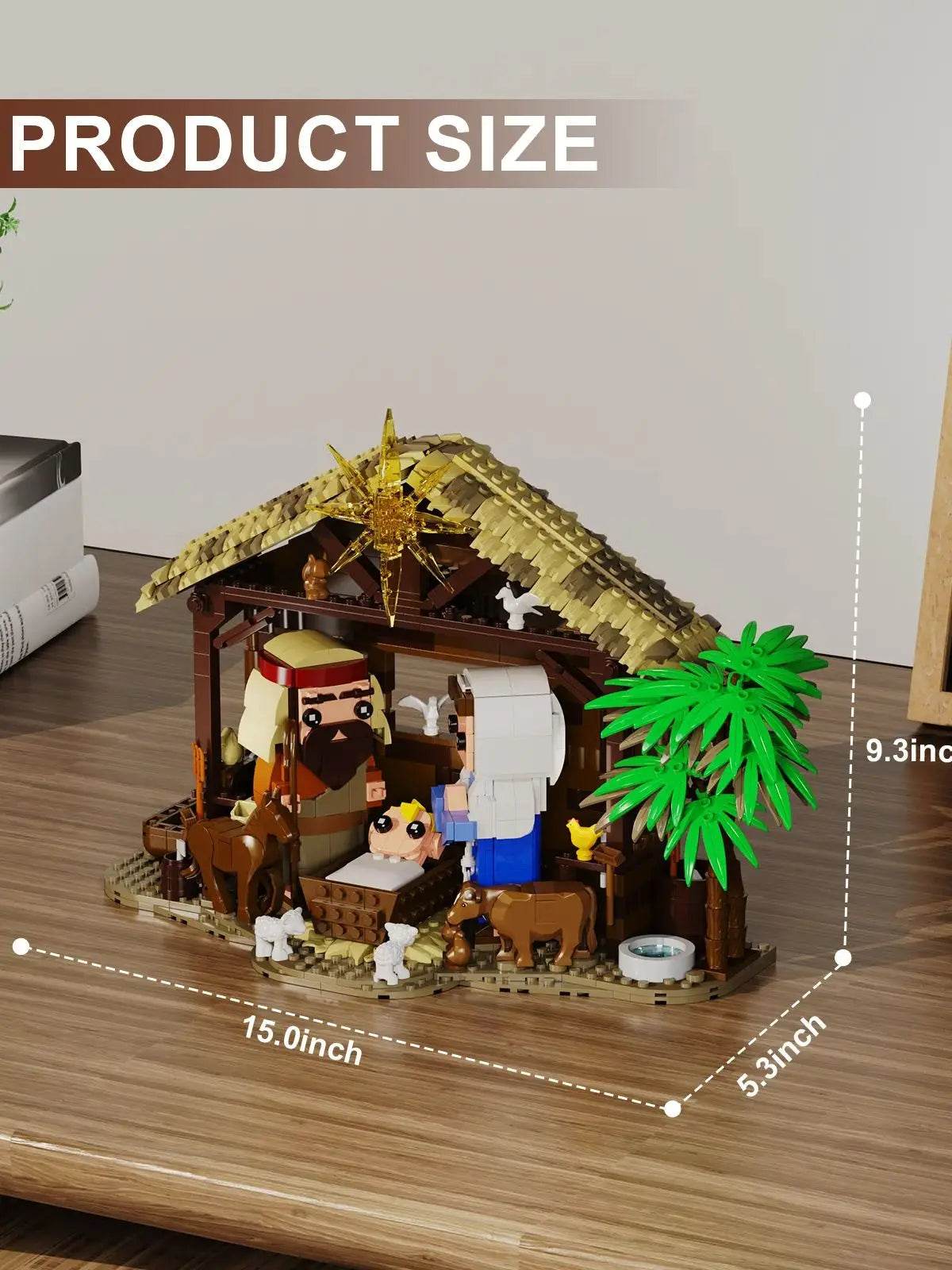 Premium Nativity Block Set 1000 Piece Compatible For Adults - ToylandEU