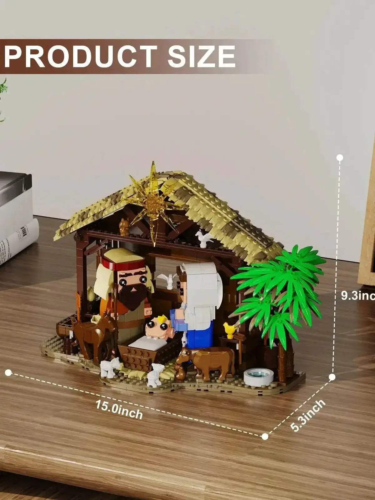  Premium Nativity Block Set 1000 Piece Toyland EU -  ToylandEU™