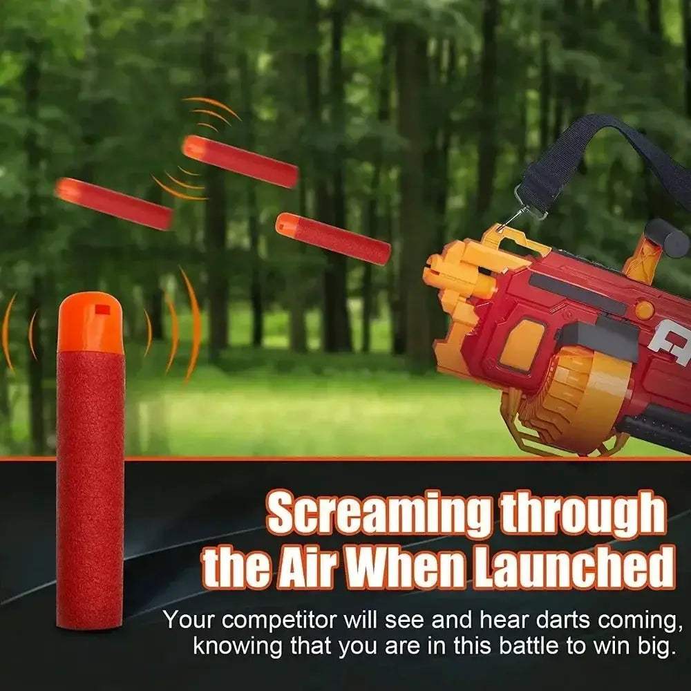 Premium Nerf Foam Darts 120 Pack Refills for Mega Guns - ToylandEU