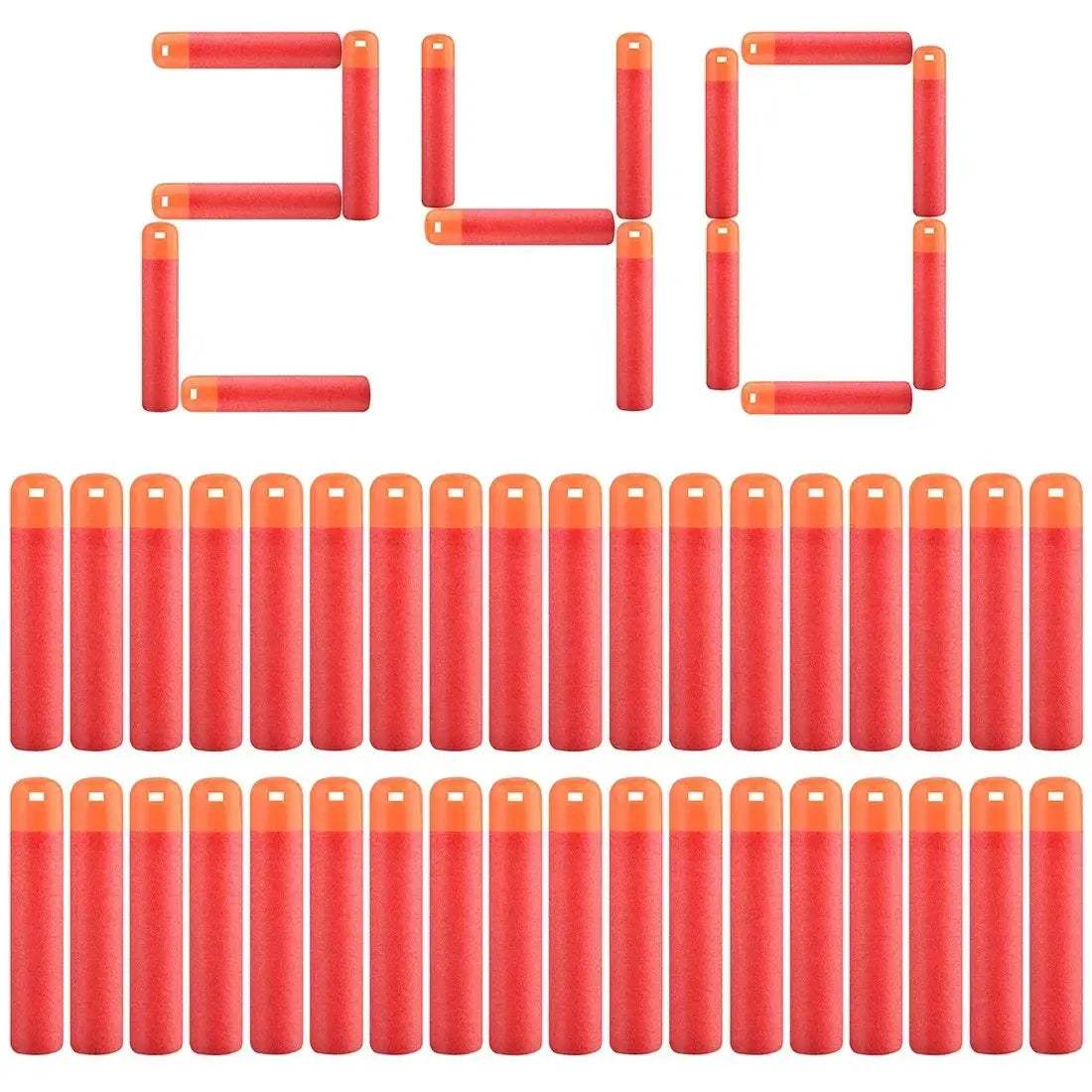 Premium Nerf Foam Darts 120 Pack Refills for Mega Guns - ToylandEU