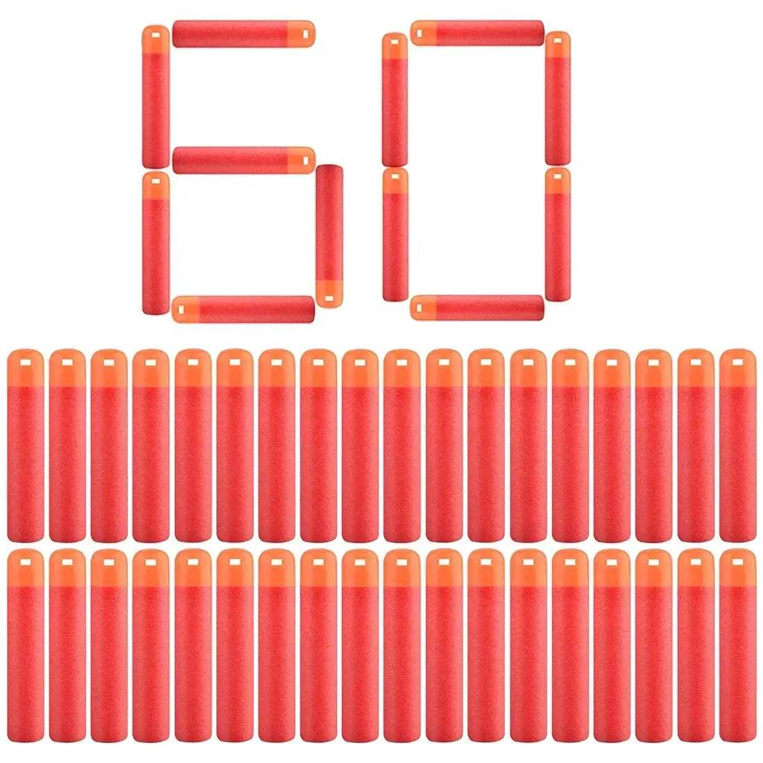 Premium Nerf Foam Darts 120 Pack Refills for Mega Guns - ToylandEU