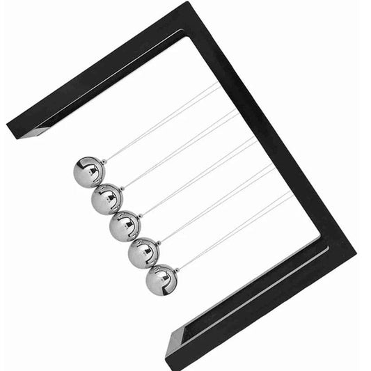 Premium Newtons Cradle Five Ball For Adults Office Use - ToylandEU