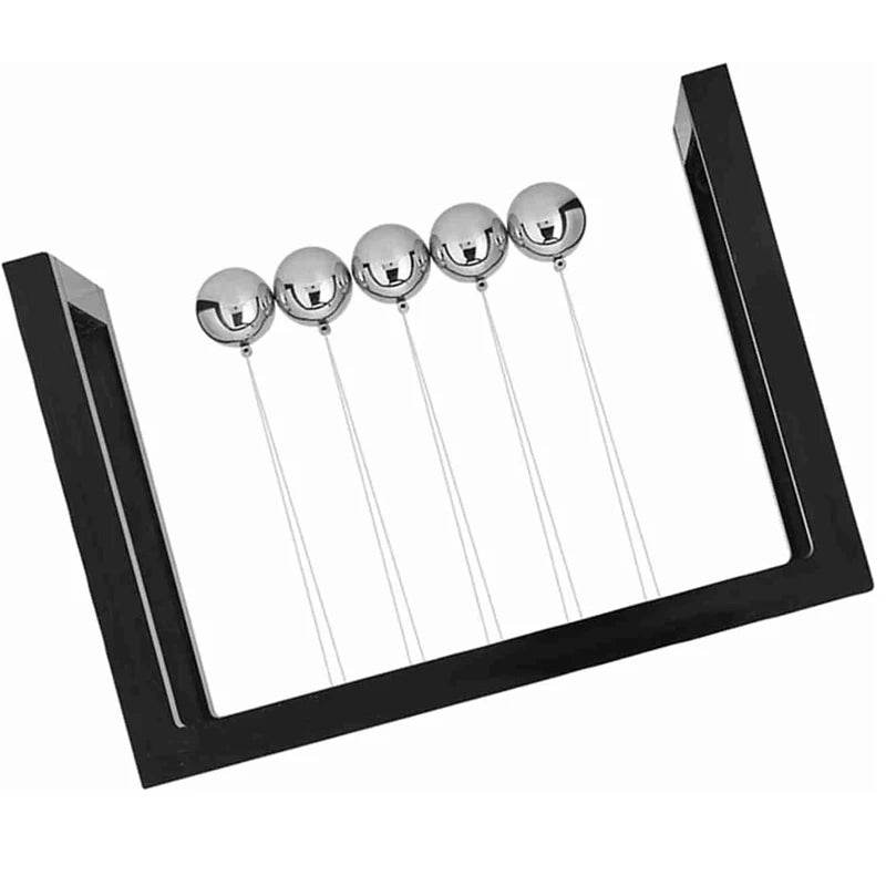 Premium Newtons Cradle Five Ball For Adults Office Use - ToylandEU