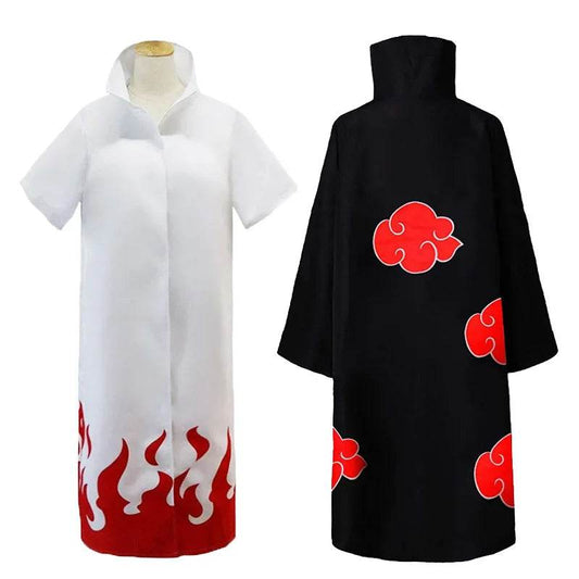 Premium Ninja Costume Red Cloud Akatsuki Cloak Adults - ToylandEU