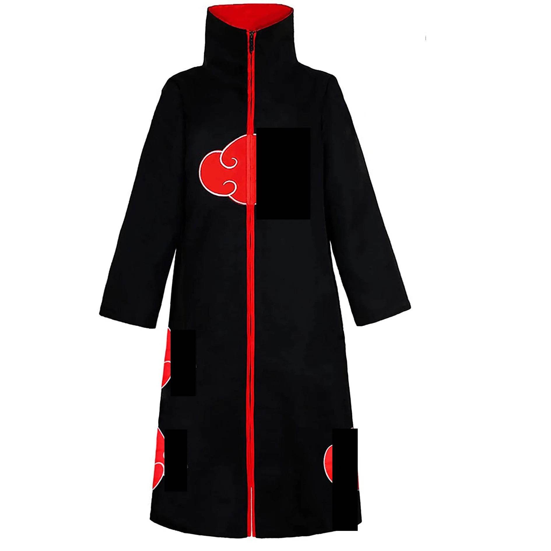 Premium Ninja Costume Red Cloud Akatsuki Cloak Adults - ToylandEU