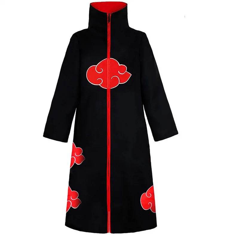Premium Ninja Costume Red Cloud Akatsuki Cloak Adults - ToylandEU
