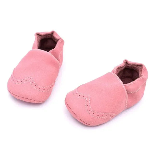 Premium Nubuck Leather Baby Shoes First Walker Soft Sole - ToylandEU