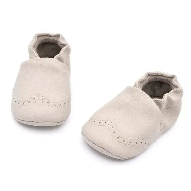 Premium Nubuck Leather Baby Shoes First Walker Soft Sole - ToylandEU