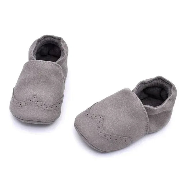 Premium Nubuck Leather Baby Shoes First Walker Soft Sole - ToylandEU