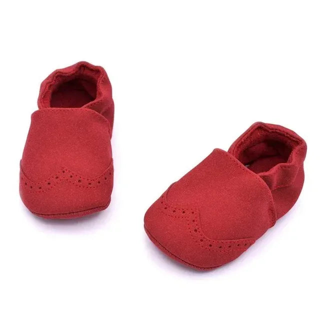 Premium Nubuck Leather Baby Shoes First Walker Soft Sole - ToylandEU