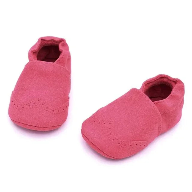 Premium Nubuck Leather Baby Shoes First Walker Soft Sole - ToylandEU