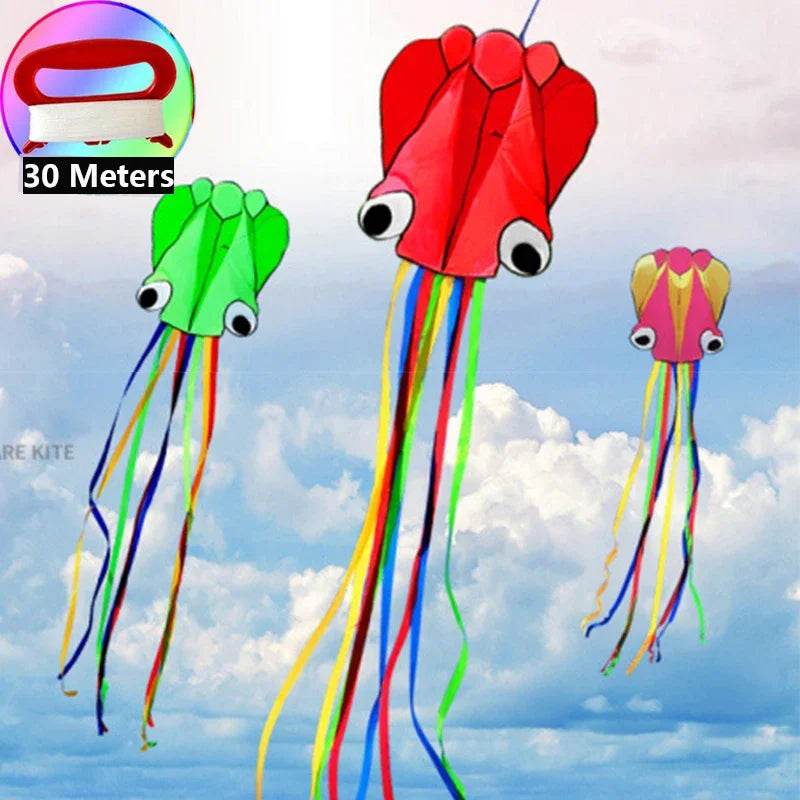 Premium Octopus Kite 3D Design With Handle For Kids - ToylandEU
