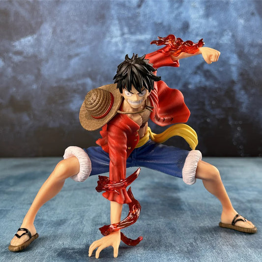 Premium One Piece Luffy Figure Battle Style 20cm Collectors - ToylandEU