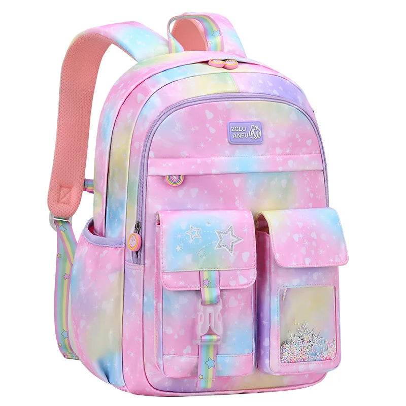 Premium Orthopedic School Backpack Princess Design Girls - ToylandEU