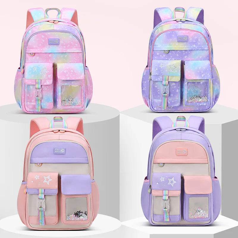 Premium Orthopedic School Backpack Princess Design Girls - ToylandEU