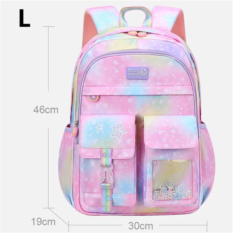 Premium Orthopedic School Backpack Princess Design Girls - ToylandEU