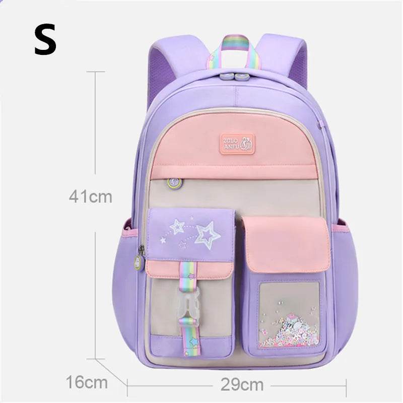 Premium Orthopedic School Backpack Princess Design Girls - ToylandEU