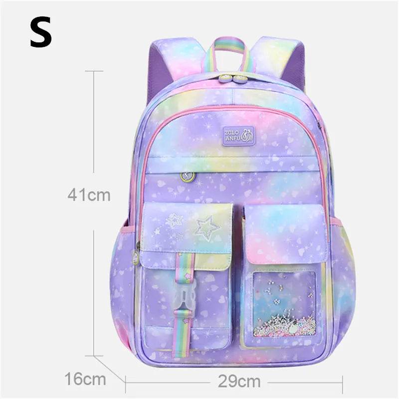Premium Orthopedic School Backpack Princess Design Girls - ToylandEU