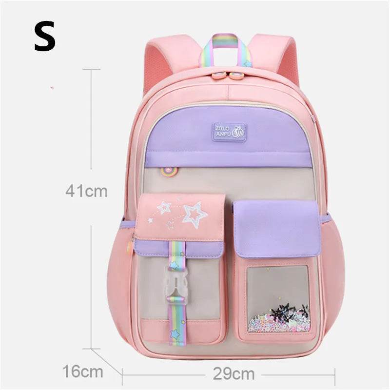 Premium Orthopedic School Backpack Princess Design Girls - ToylandEU