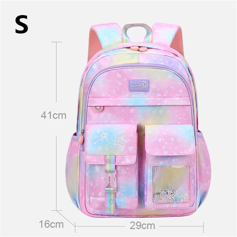 Premium Orthopedic School Backpack Princess Design Girls - ToylandEU