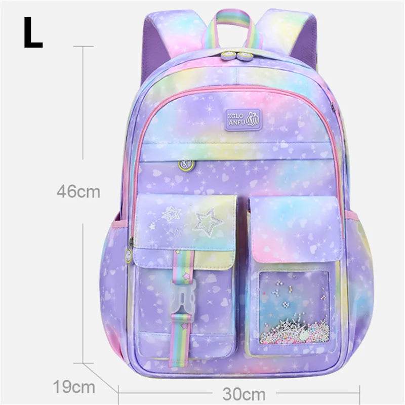 Premium Orthopedic School Backpack Princess Design Girls - ToylandEU