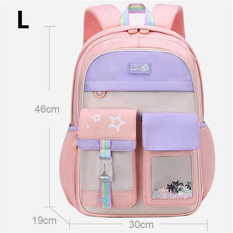 Premium Orthopedic School Backpack Princess Design Girls - ToylandEU