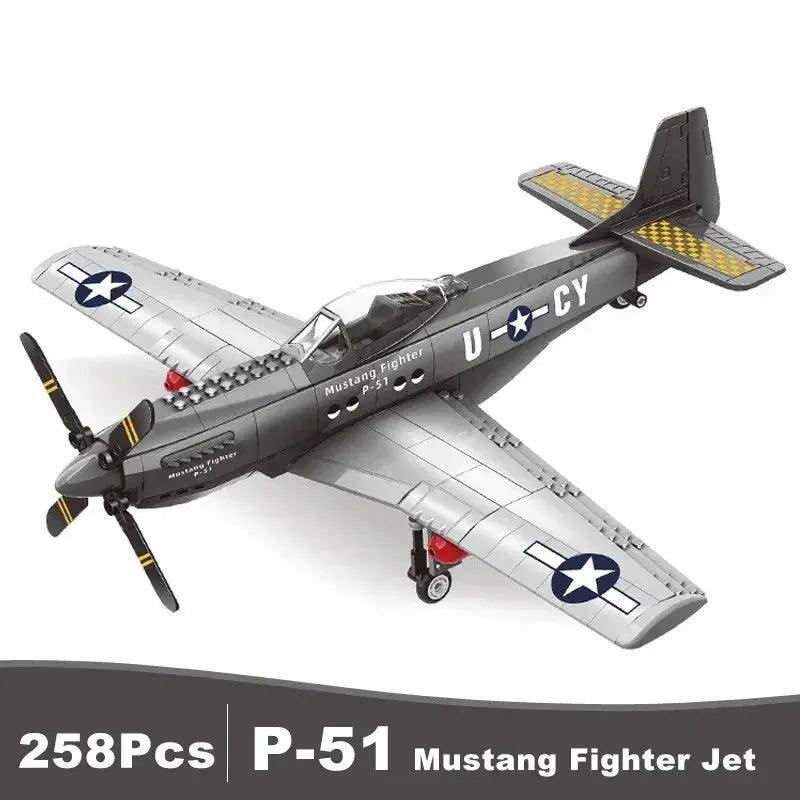  Premium P 51 Mustang Model Building Blocks Toyland EU -  ToylandEU™